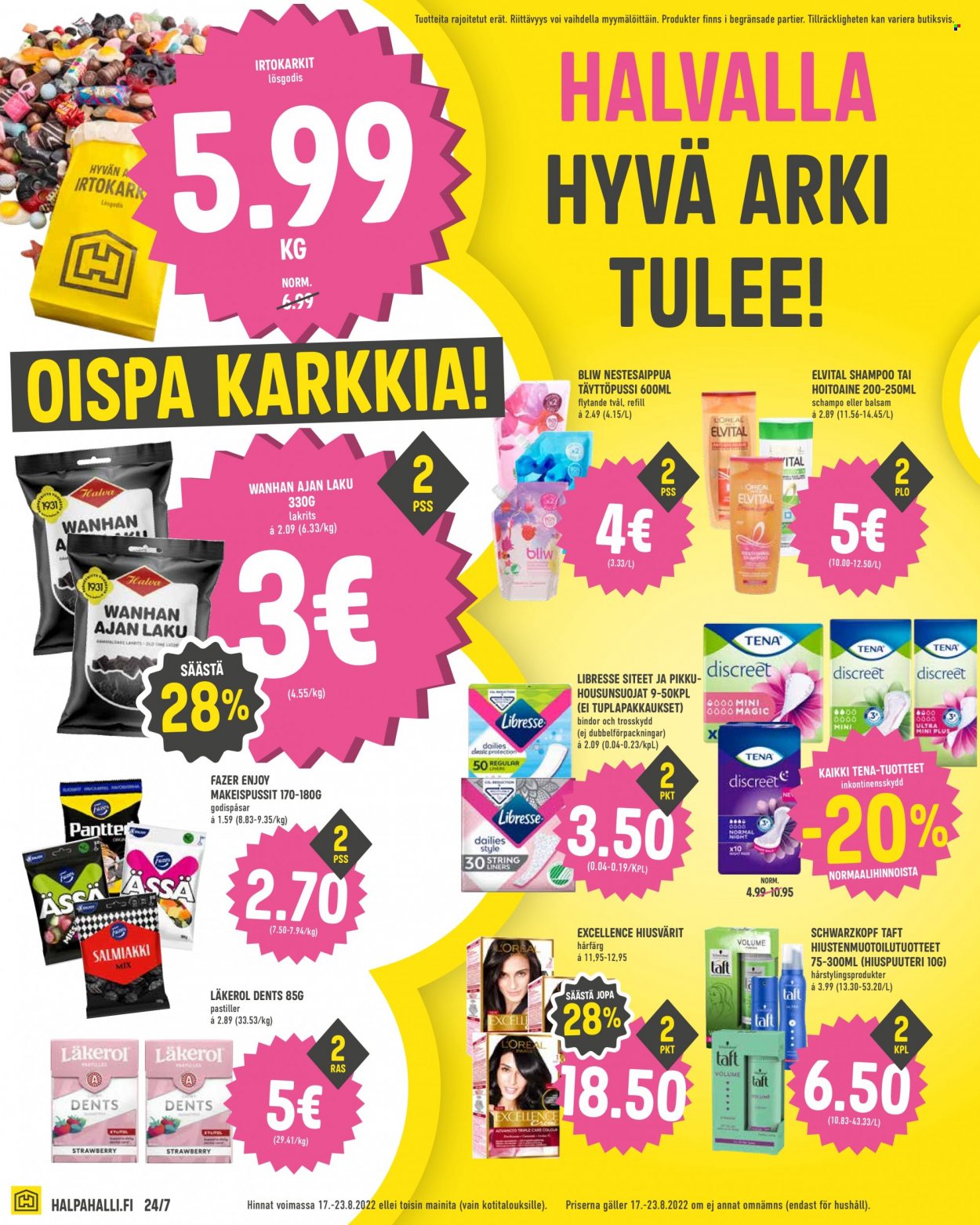 HalpaHalli tarjoukset - 17.08.2022 - 23.08.2022. Sivu 4
