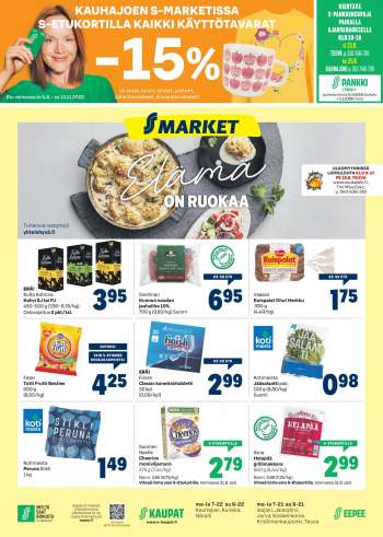 S-market tarjoukset  - 17.08.2022 - 21.08.2022.