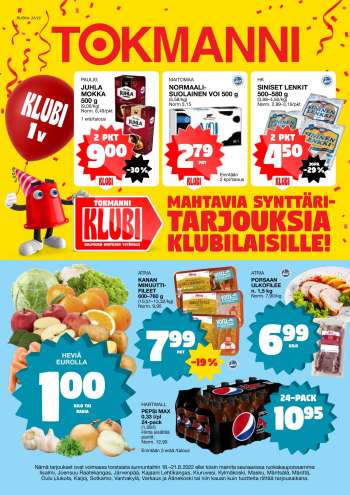 Tokmanni tarjoukset  - 18.08.2022 - 21.08.2022.