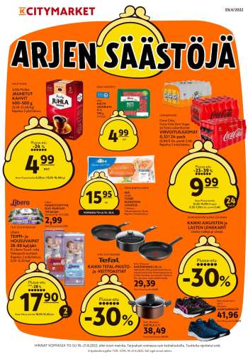 K-citymarket tarjoukset  - 18.08.2022 - 21.08.2022.