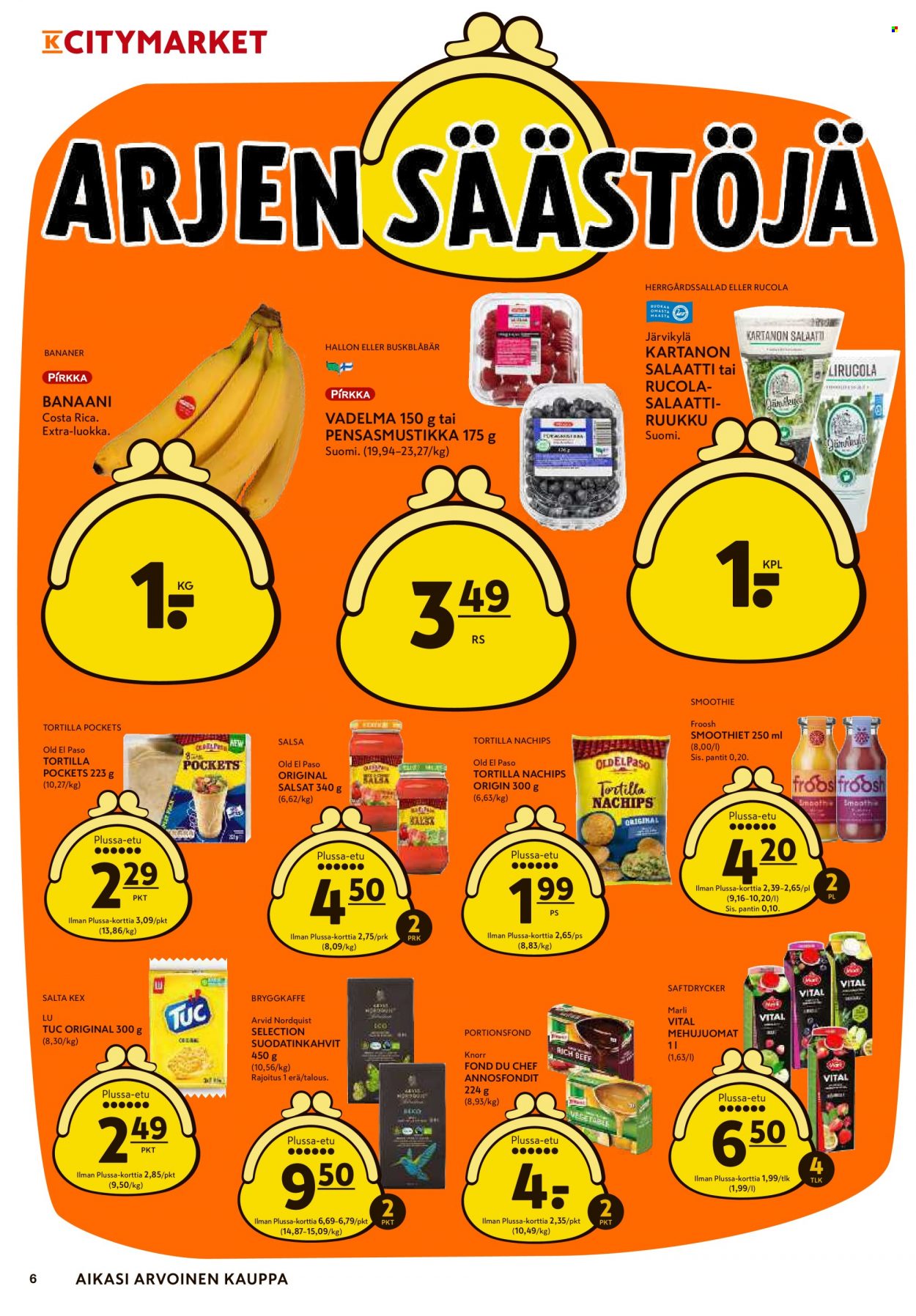K-citymarket tarjoukset - 18.08.2022 - 21.08.2022. Sivu 6