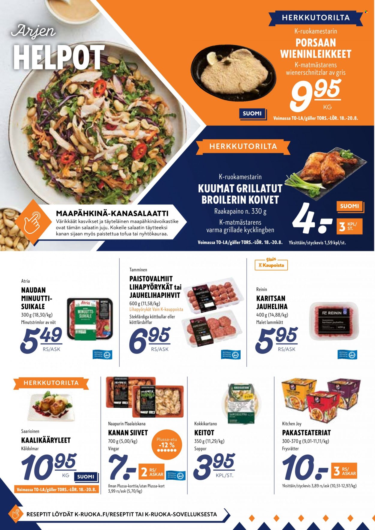 K-Supermarket tarjoukset - 18.08.2022 - 21.08.2022. Sivu 4