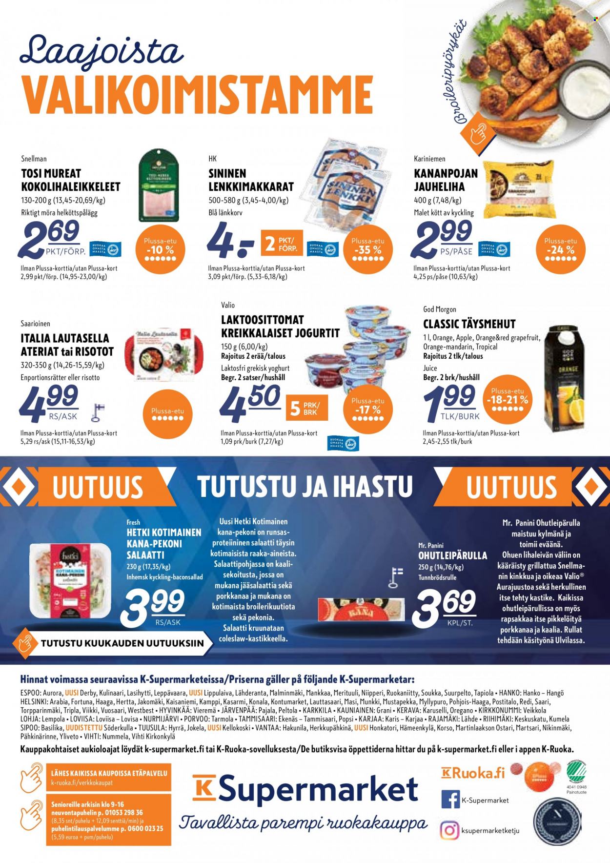 K-Supermarket tarjoukset - 18.08.2022 - 21.08.2022. Sivu 8