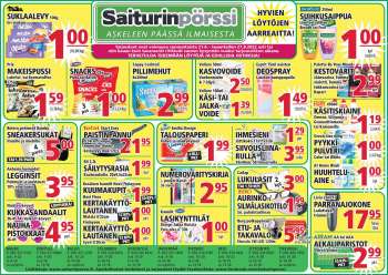 Saiturinpörssi tarjoukset  - 21.08.2022 - 27.08.2022.