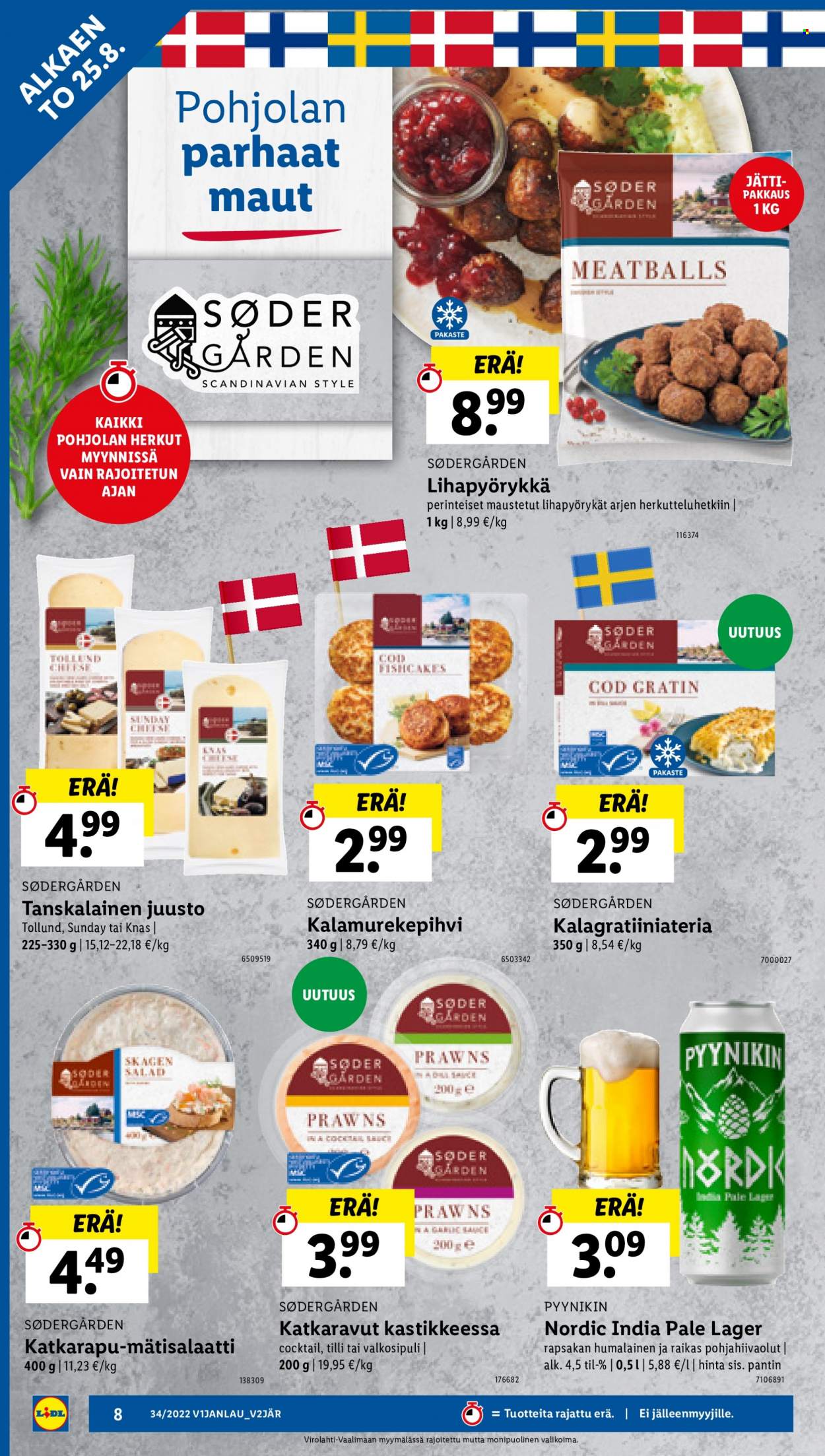 Lidl tarjoukset - 25.08.2022 - 31.08.2022. Sivu 8