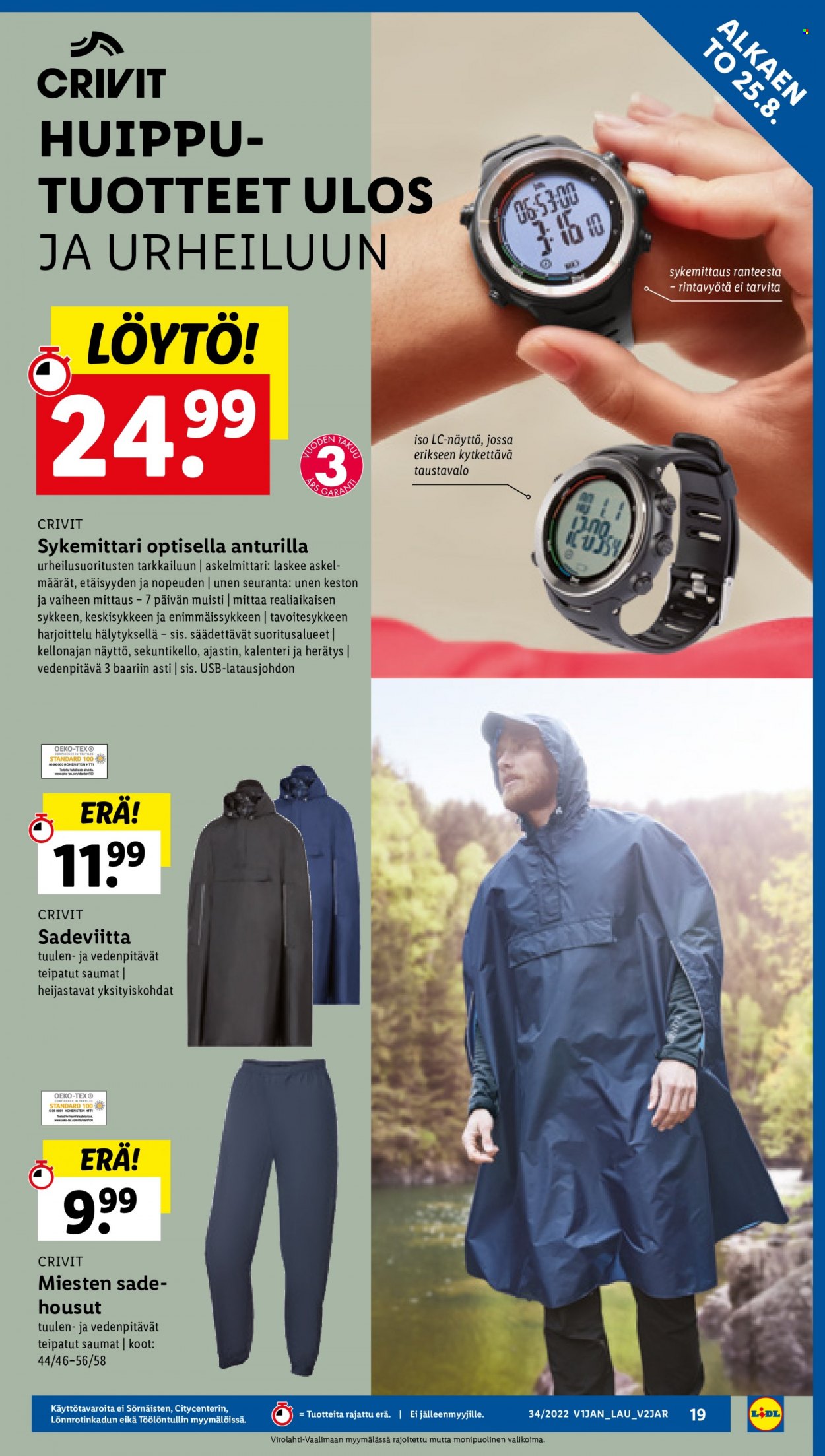 Lidl tarjoukset - 25.08.2022 - 31.08.2022. Sivu 19