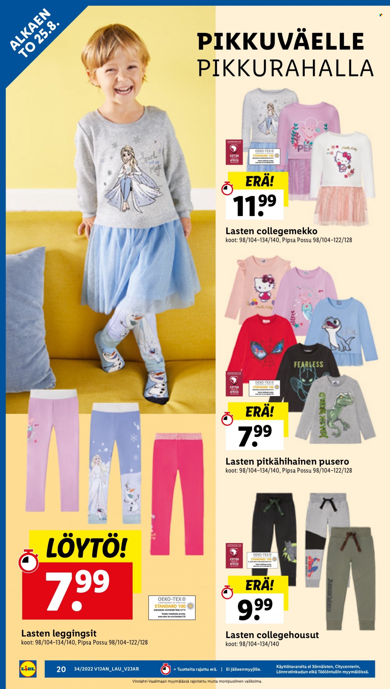 Lidl tarjoukset - 25.08.2022 - 31.08.2022. Sivu 20