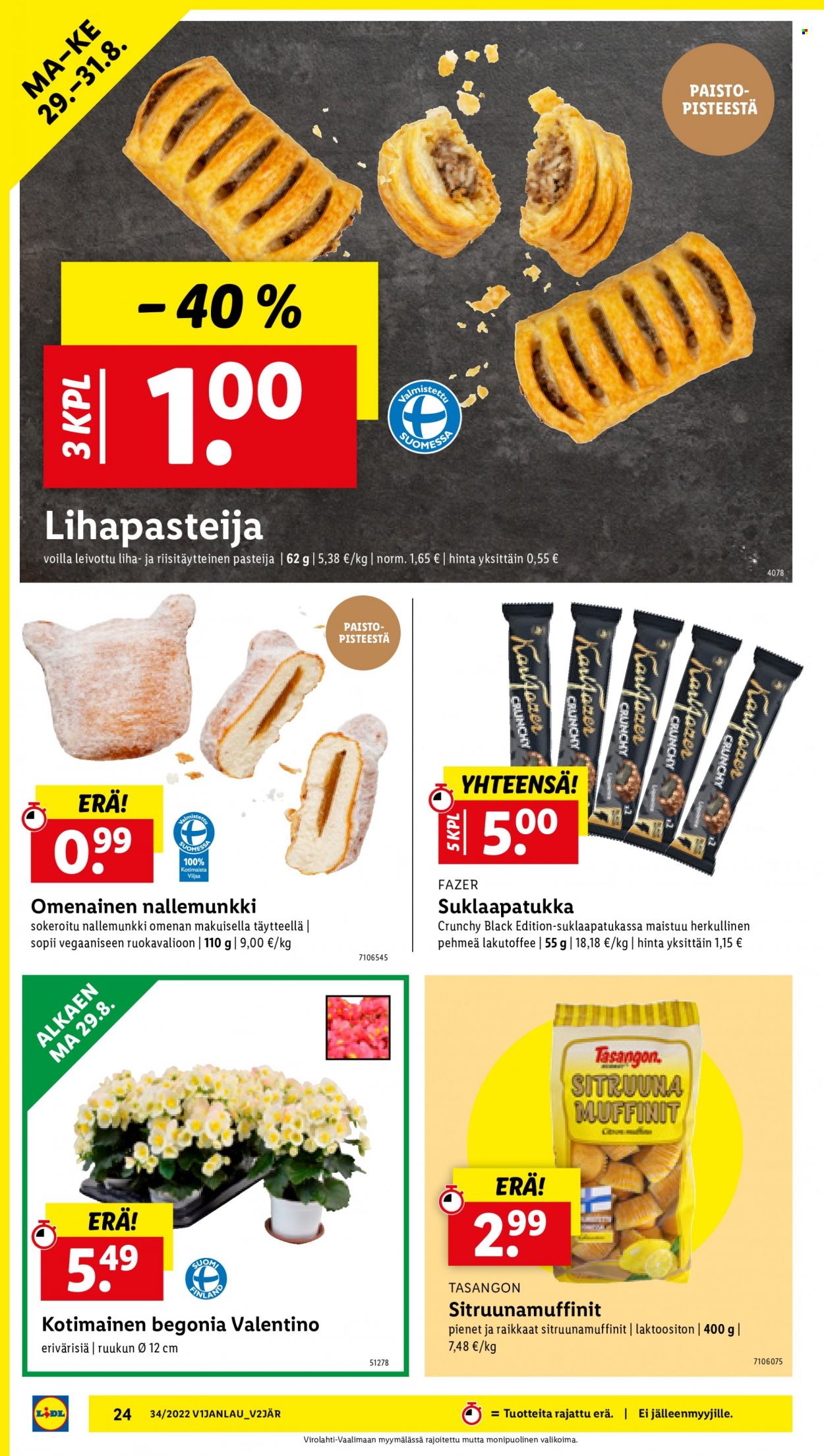 Lidl tarjoukset - 25.08.2022 - 31.08.2022. Sivu 24
