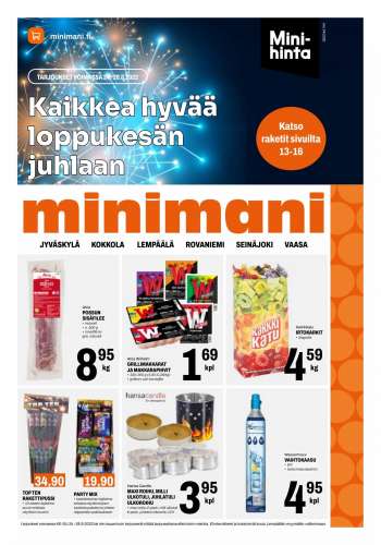 Minimani tarjoukset  - 24.08.2022 - 28.08.2022.