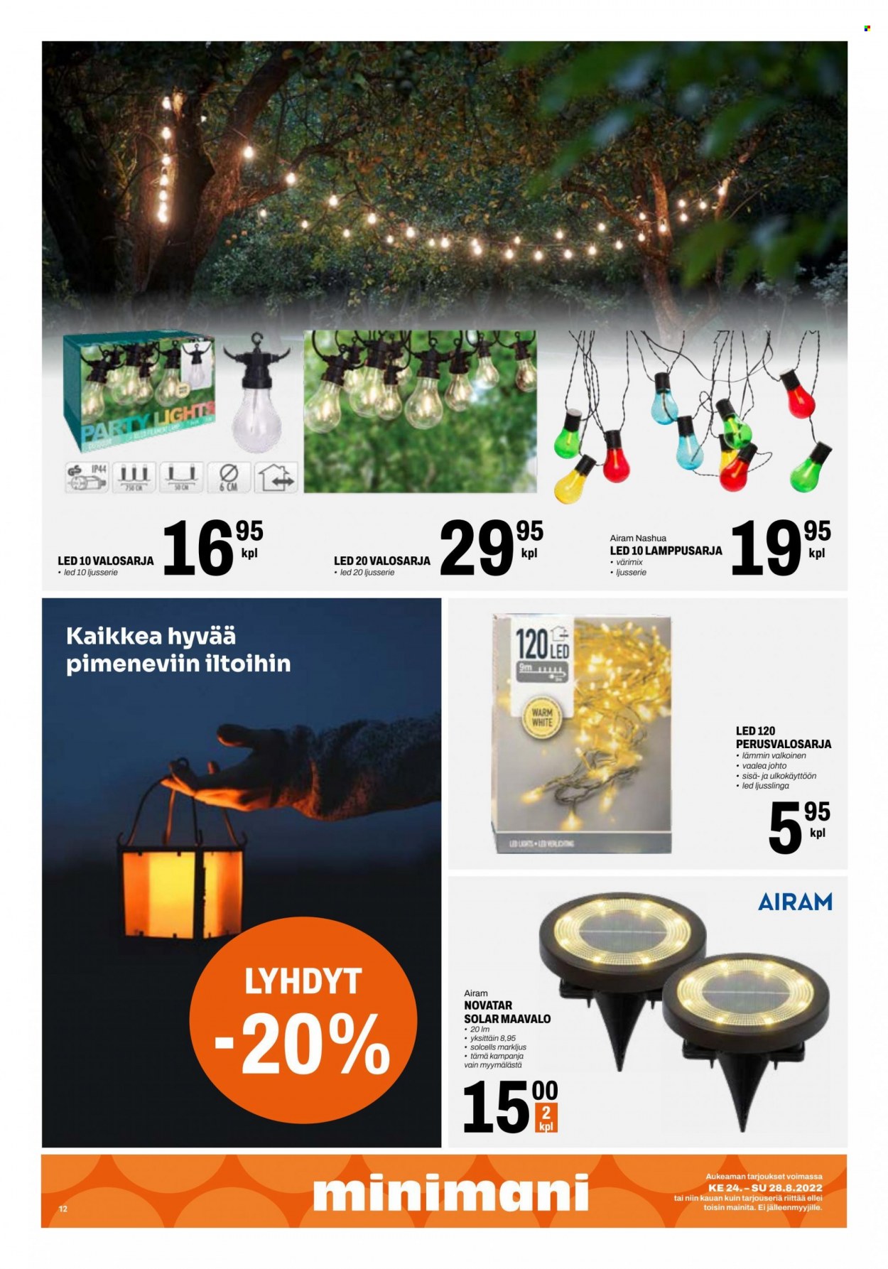 Minimani tarjoukset - 24.08.2022 - 28.08.2022. Sivu 12