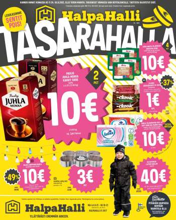 HalpaHalli tarjoukset  - 24.08.2022 - 30.08.2022.