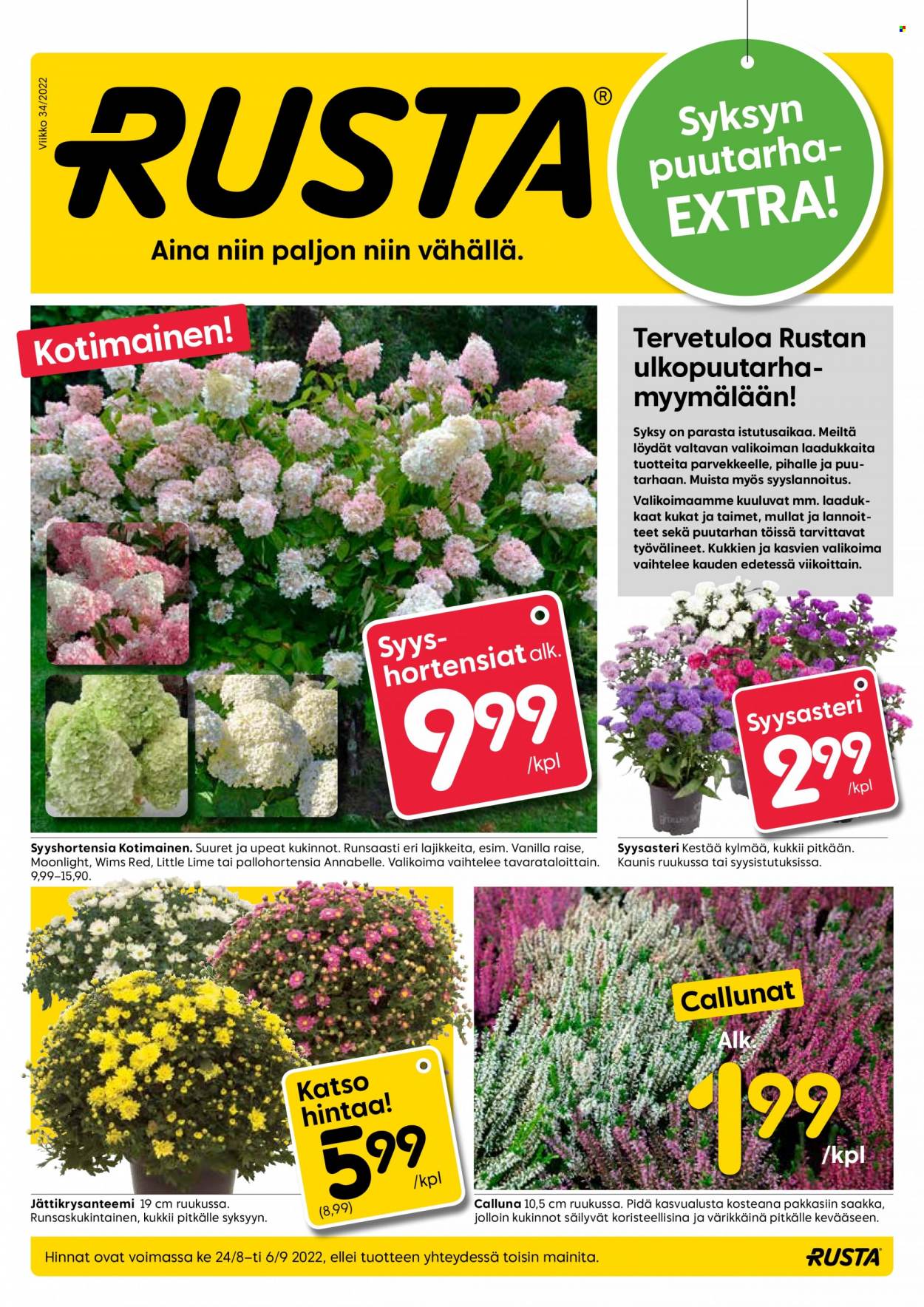 Rusta tarjoukset - 24.08.2022 - 06.09.2022. Sivu 1