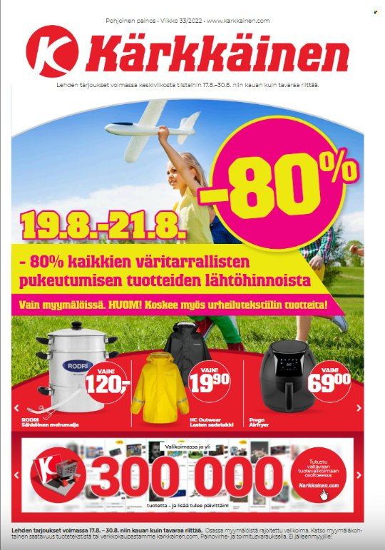 Kärkkäinen tarjoukset - 17.08.2022 - 30.08.2022. Sivu 1