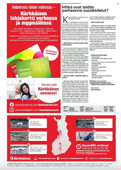 Kärkkäinen tarjoukset - 17.08.2022 - 30.08.2022. Sivu 2