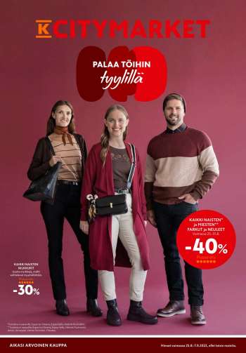 K-citymarket tarjoukset  - 25.08.2022 - 07.09.2022.