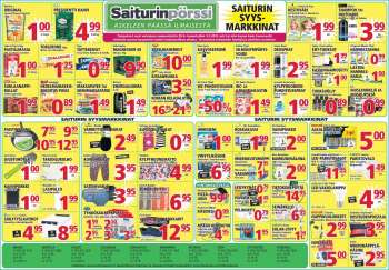 Saiturinpörssi tarjoukset  - 28.08.2022 - 03.09.2022.