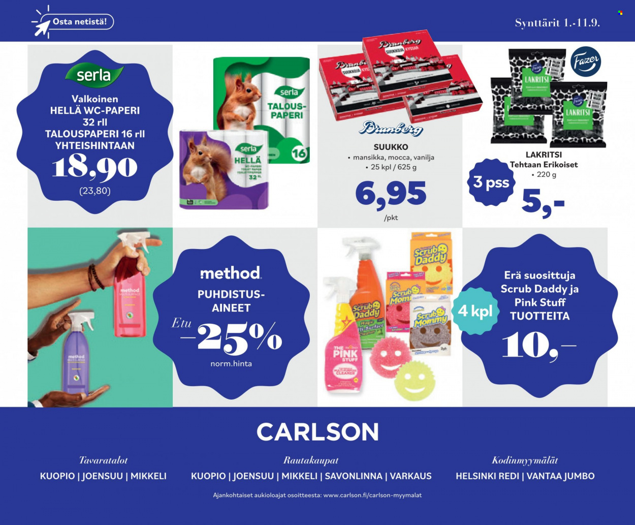 Carlson tarjoukset - 01.09.2022 - 11.09.2022. Sivu 24