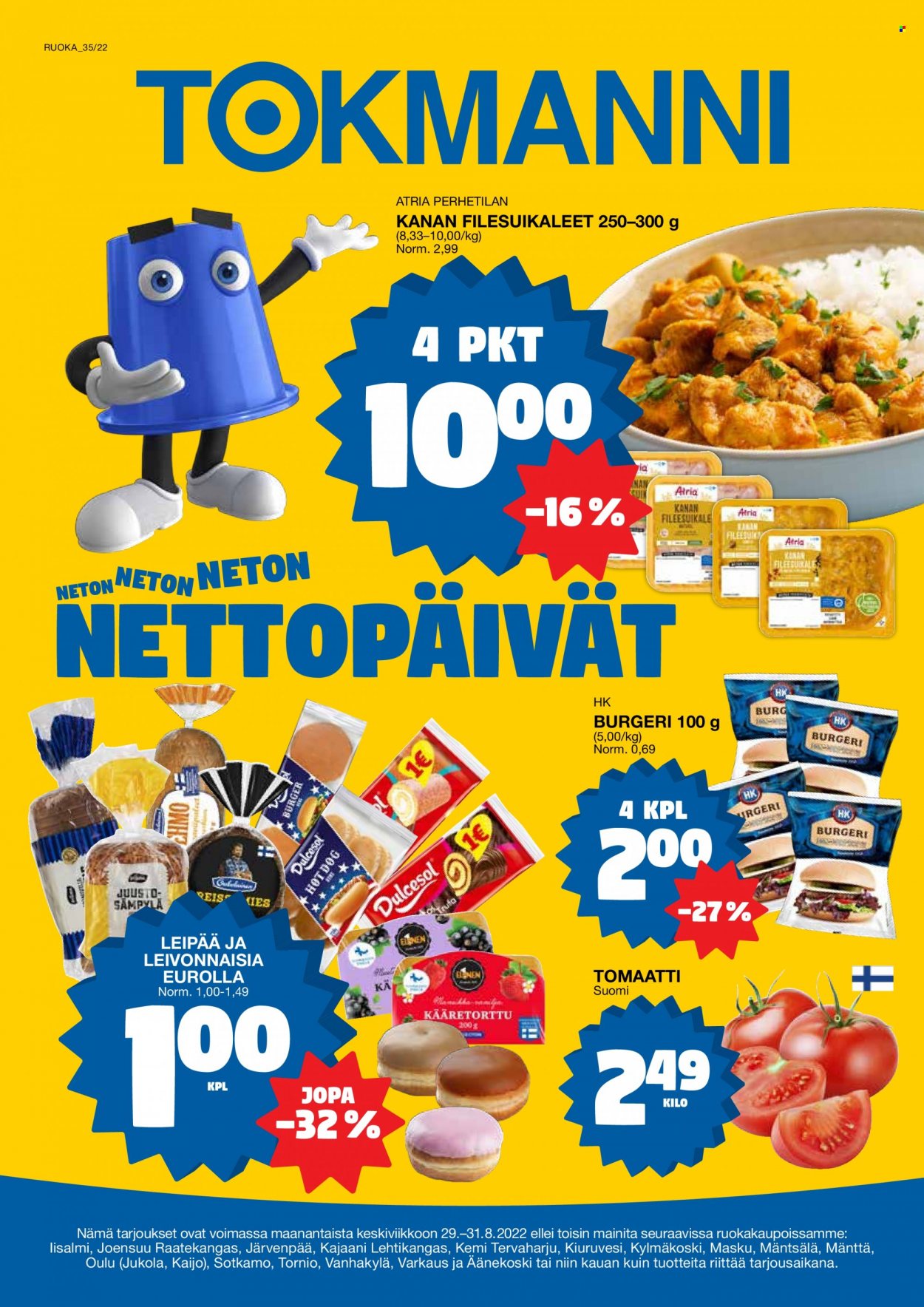 Tokmanni tarjoukset - 29.08.2022 - 31.08.2022. Sivu 1
