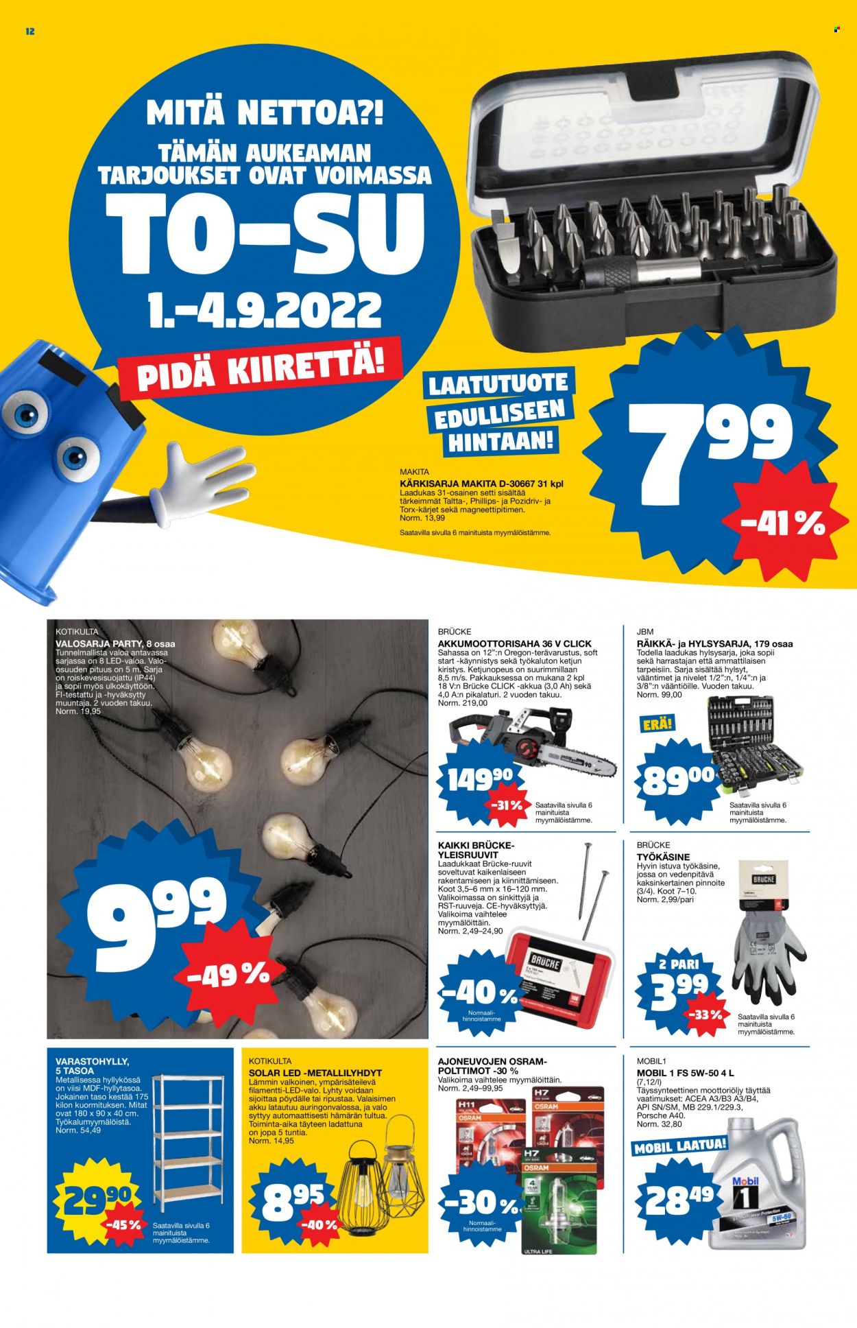 Tokmanni tarjoukset - 29.08.2022 - 04.09.2022. Sivu 12