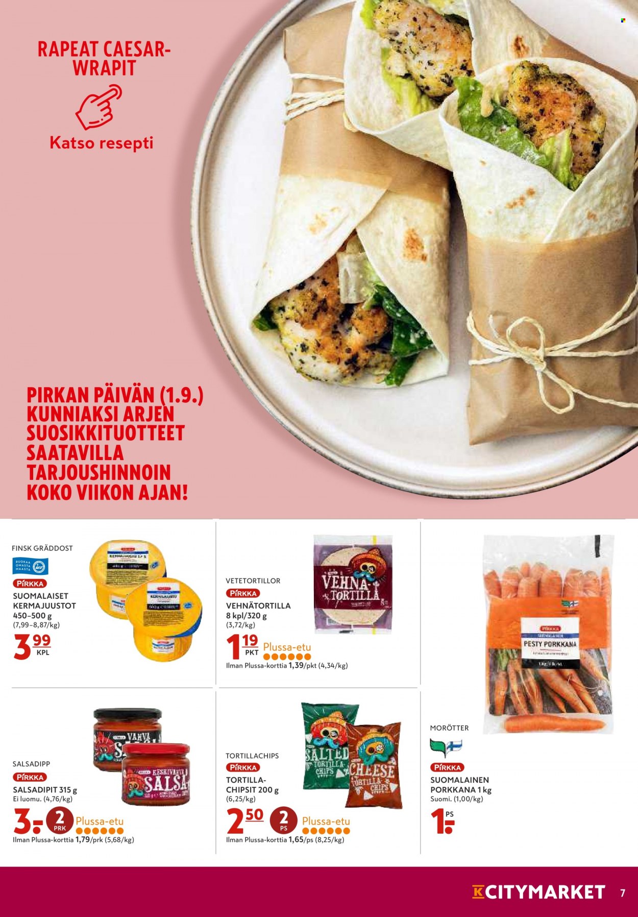 K-citymarket tarjoukset - 29.08.2022 - 31.08.2022. Sivu 7