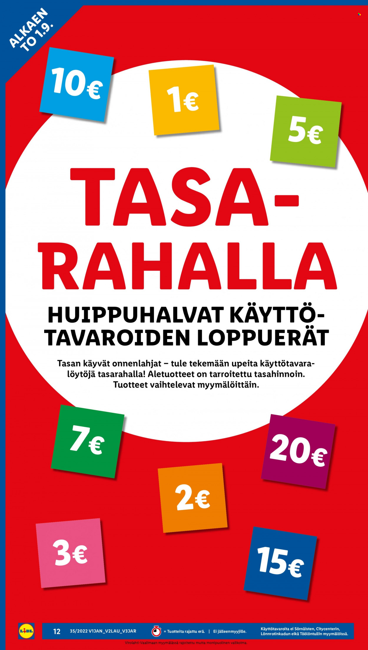 Lidl tarjoukset - 01.09.2022 - 07.09.2022. Sivu 12