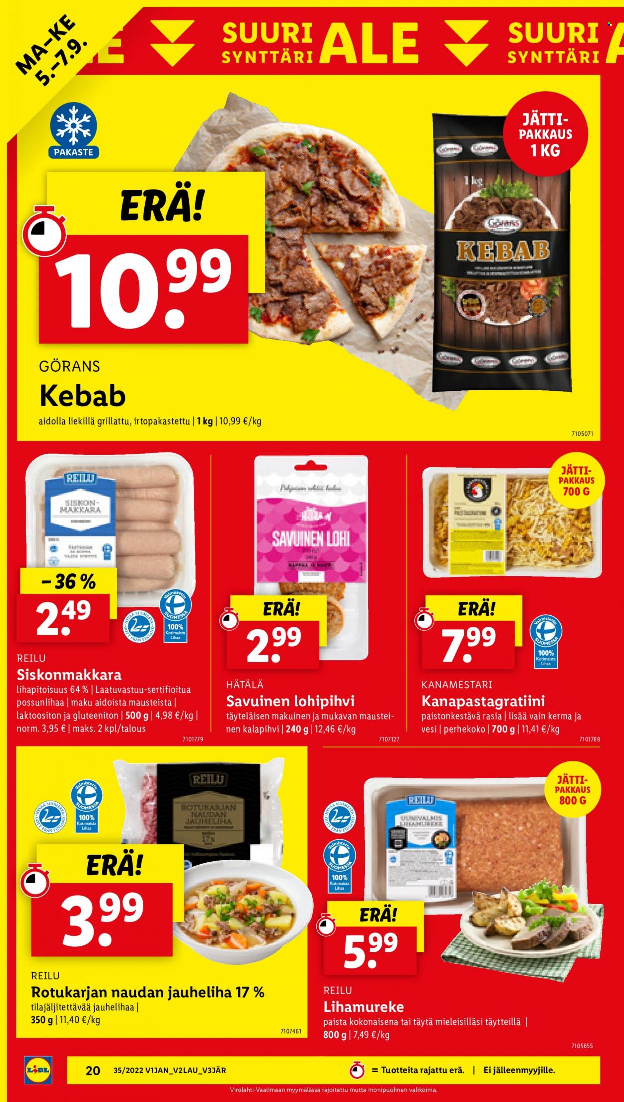 Lidl tarjoukset - 01.09.2022 - 07.09.2022. Sivu 20