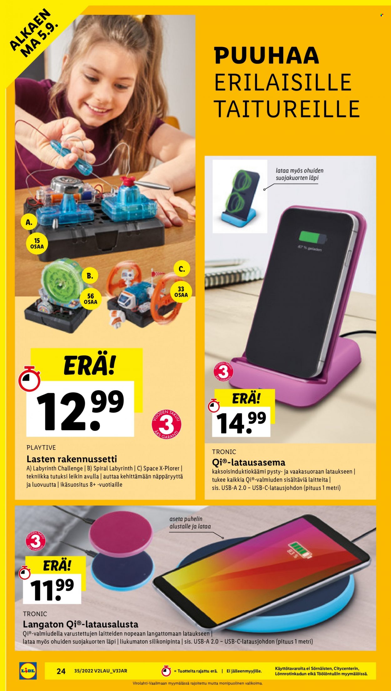 Lidl tarjoukset - 01.09.2022 - 07.09.2022. Sivu 24