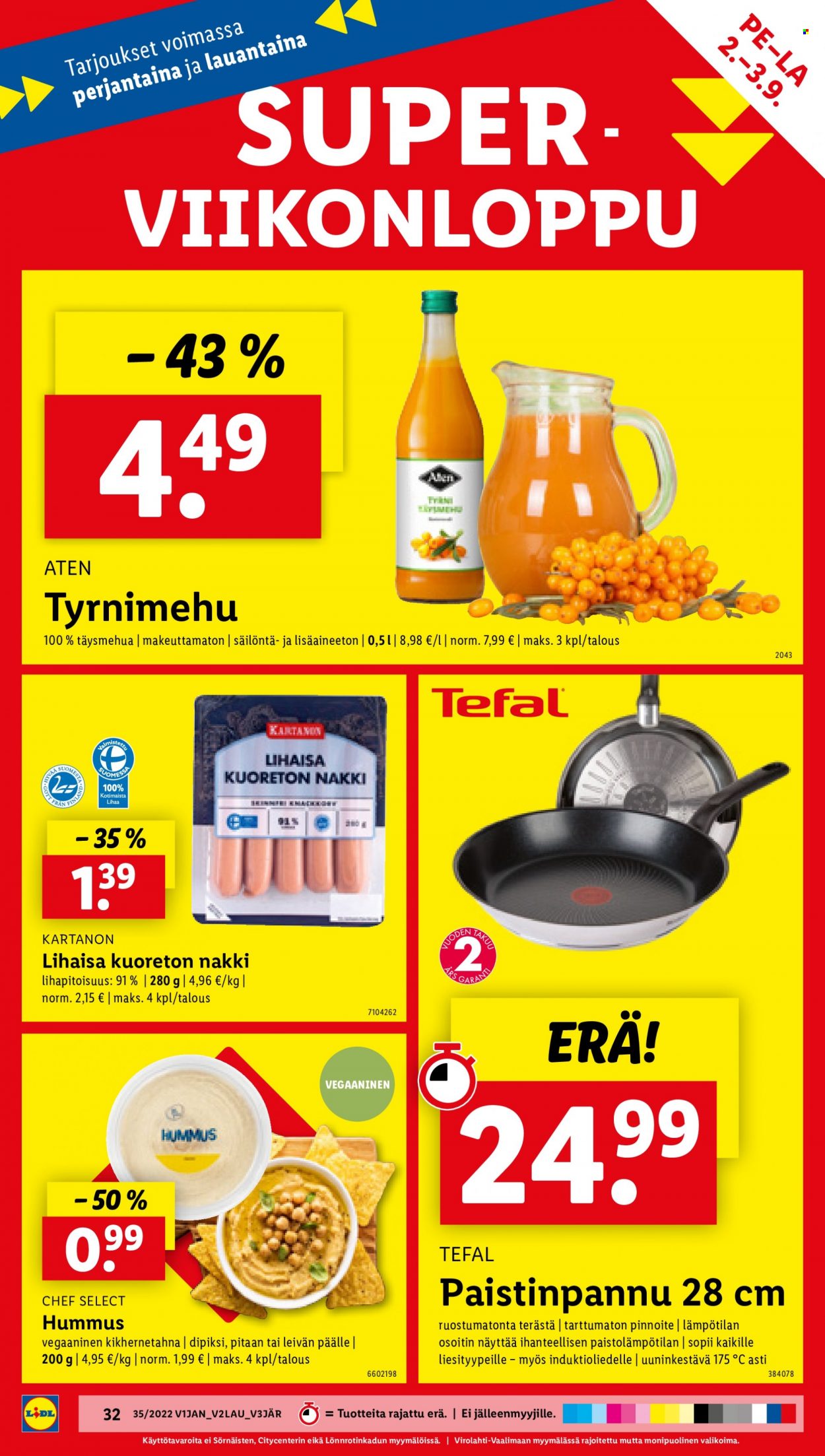 Lidl tarjoukset - 01.09.2022 - 07.09.2022. Sivu 32