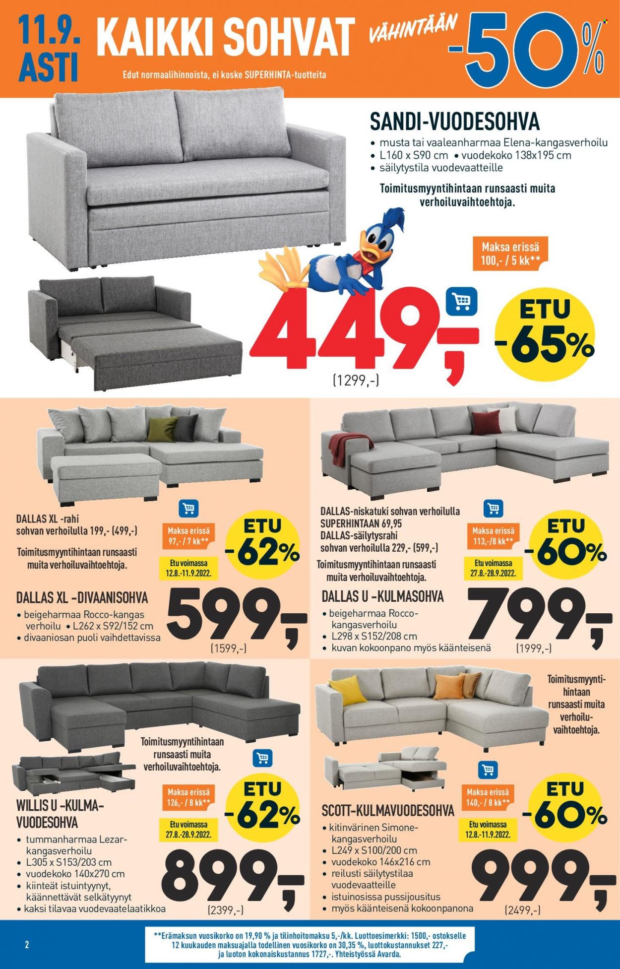 Sotka tarjoukset. Sivu 2