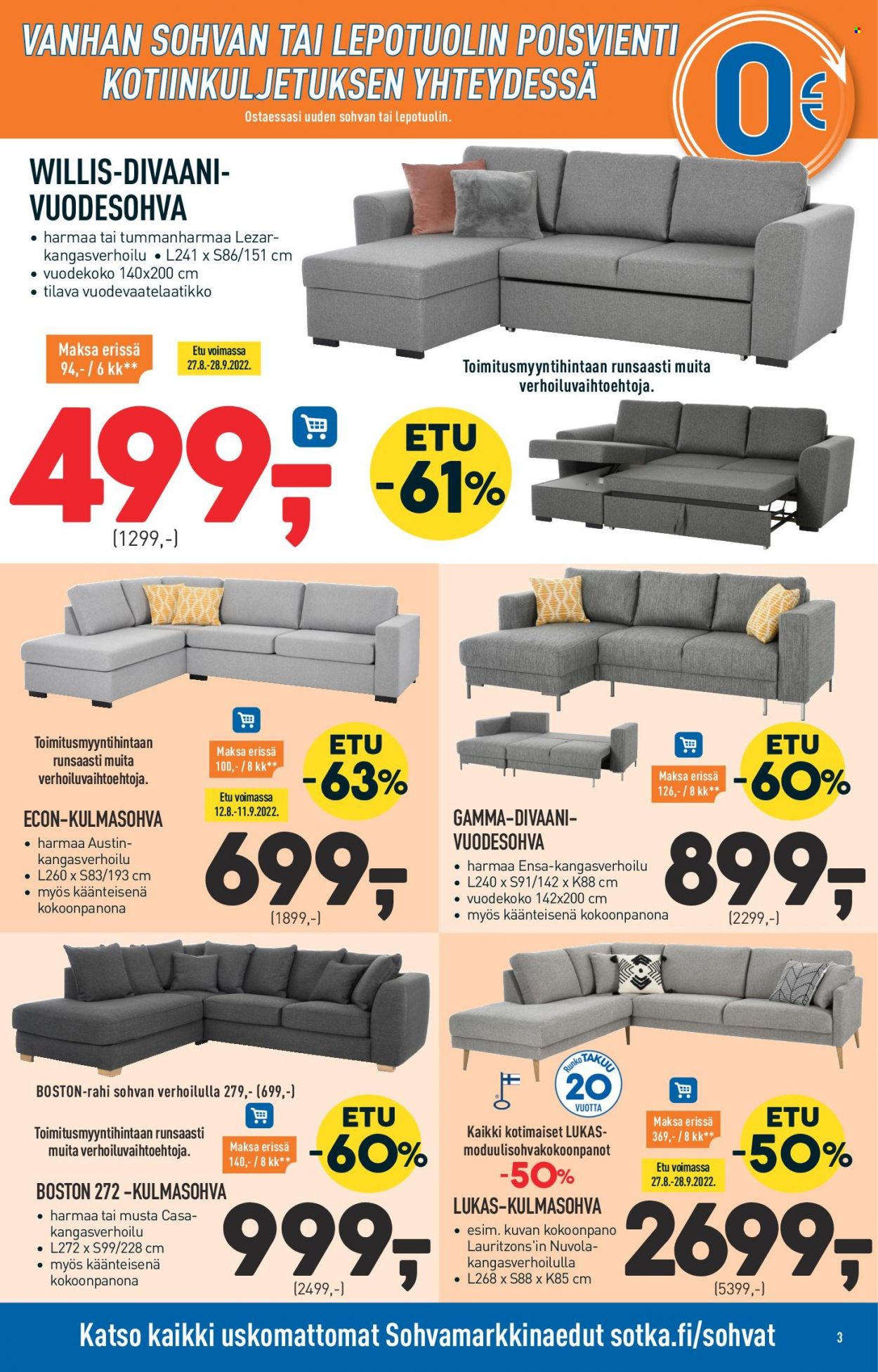 Sotka tarjoukset. Sivu 3