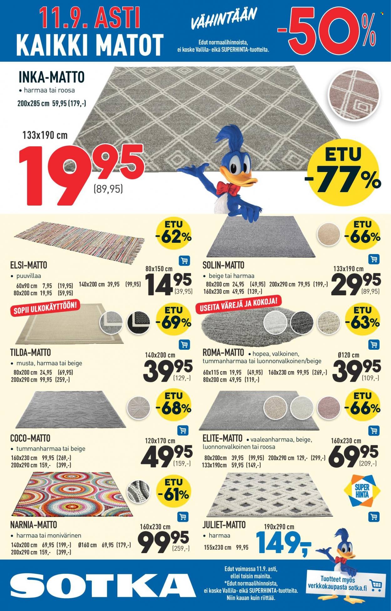 Sotka tarjoukset. Sivu 13