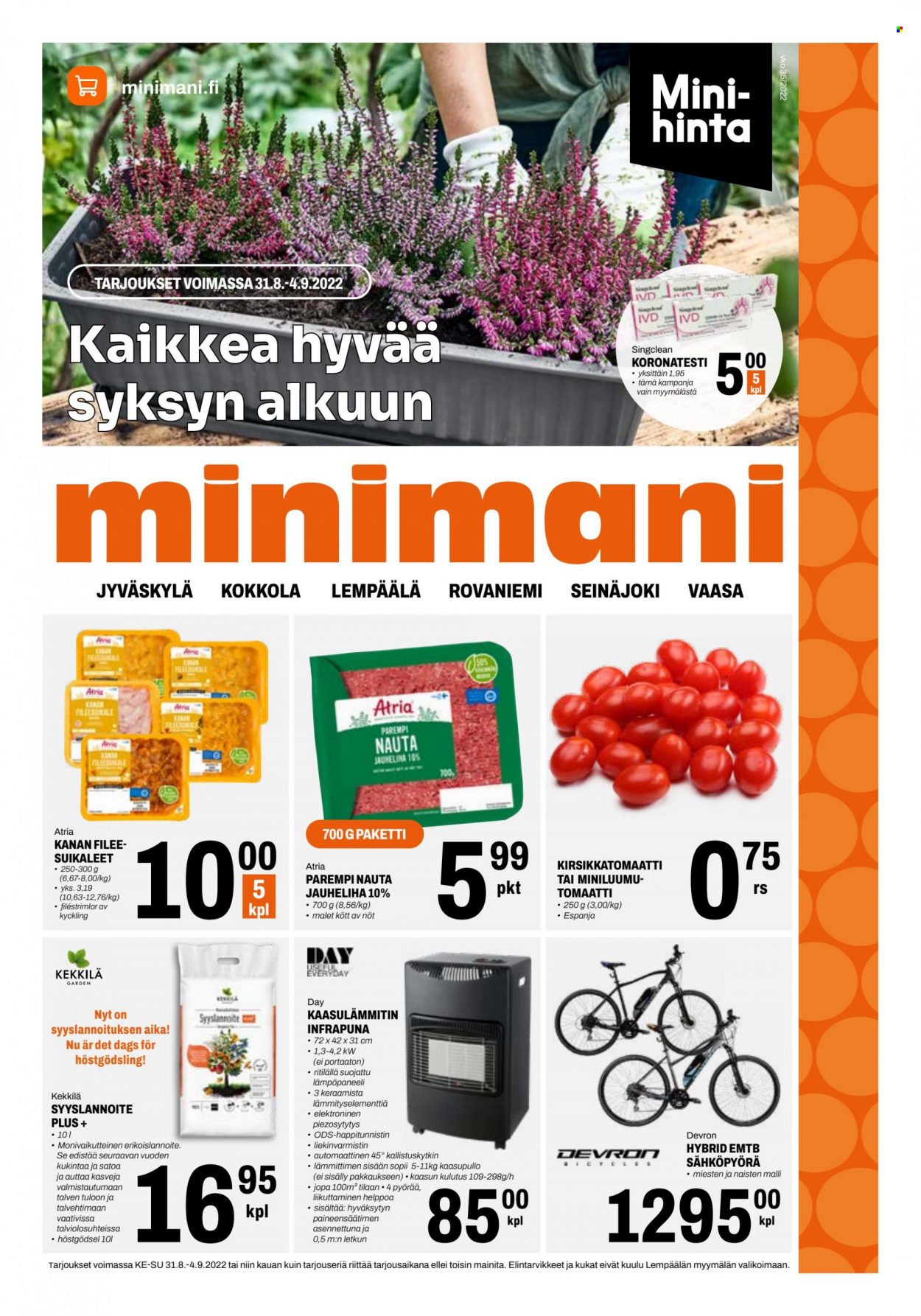 Minimani tarjoukset - 31.08.2022 - 04.09.2022. Sivu 1