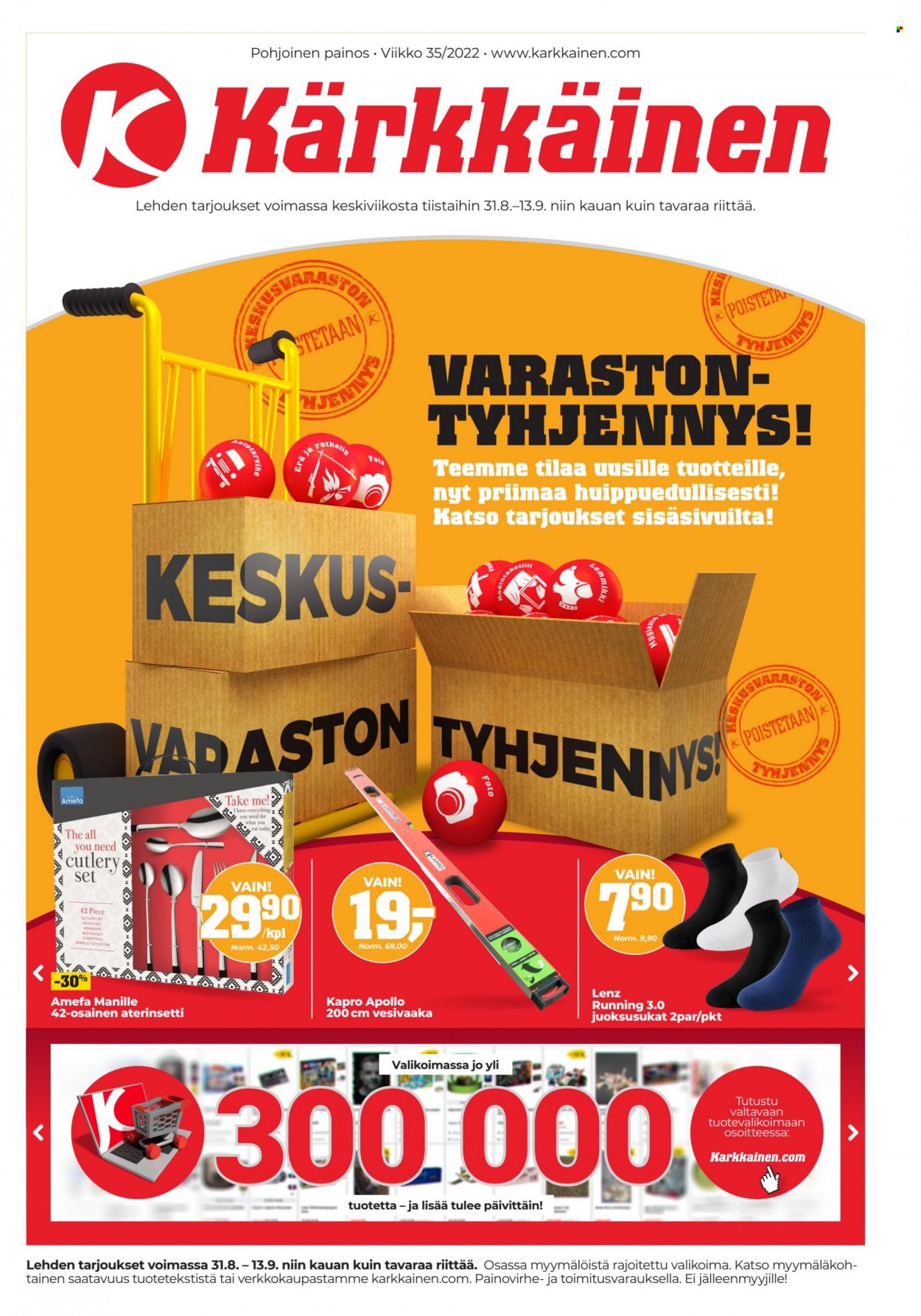 Kärkkäinen tarjoukset - 31.08.2022 - 13.09.2022. Sivu 1