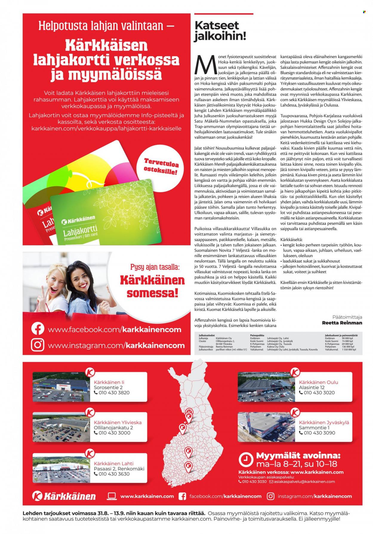 Kärkkäinen tarjoukset - 31.08.2022 - 13.09.2022. Sivu 2