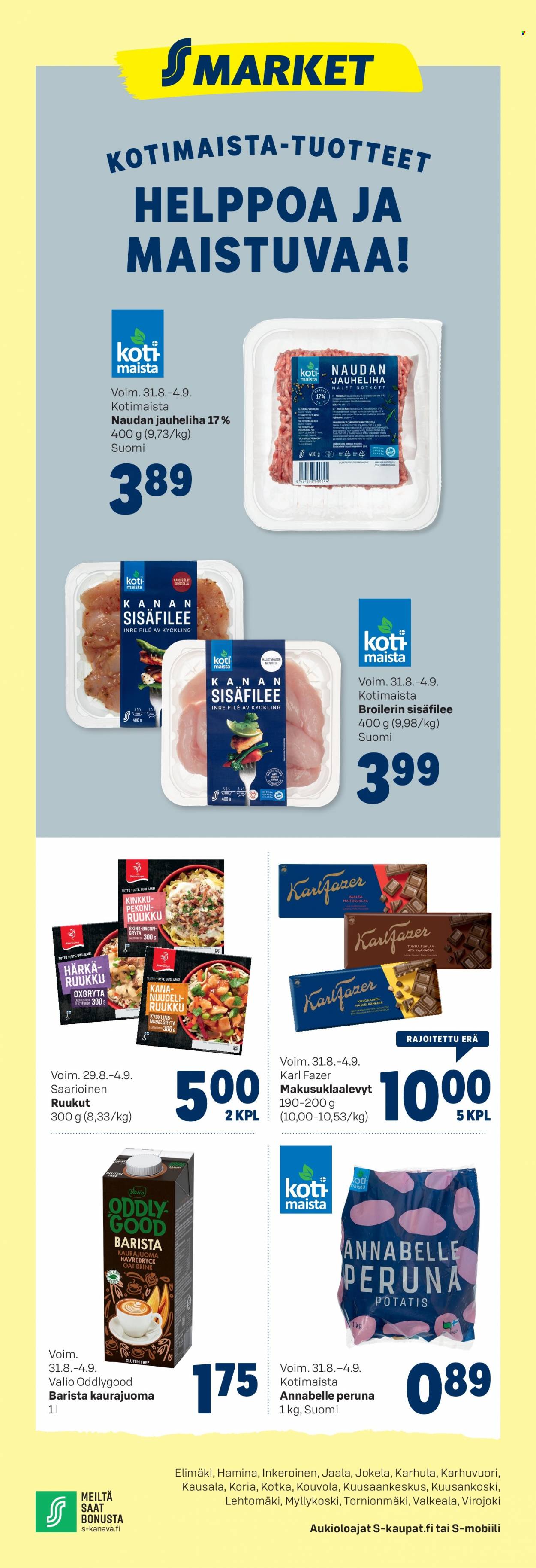 S-market tarjoukset - 31.08.2022 - 04.09.2022. Sivu 1