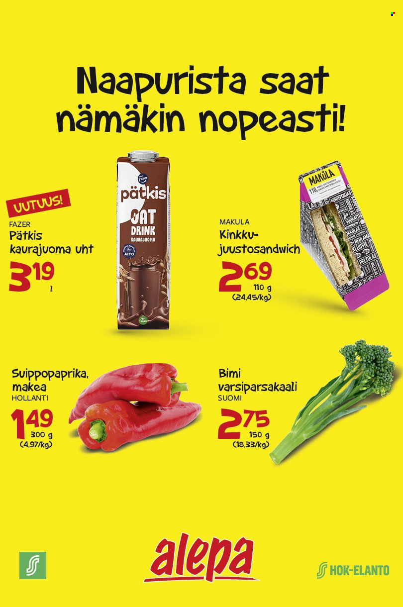 Alepa tarjoukset - 31.08.2022 - 06.09.2022. Sivu 1