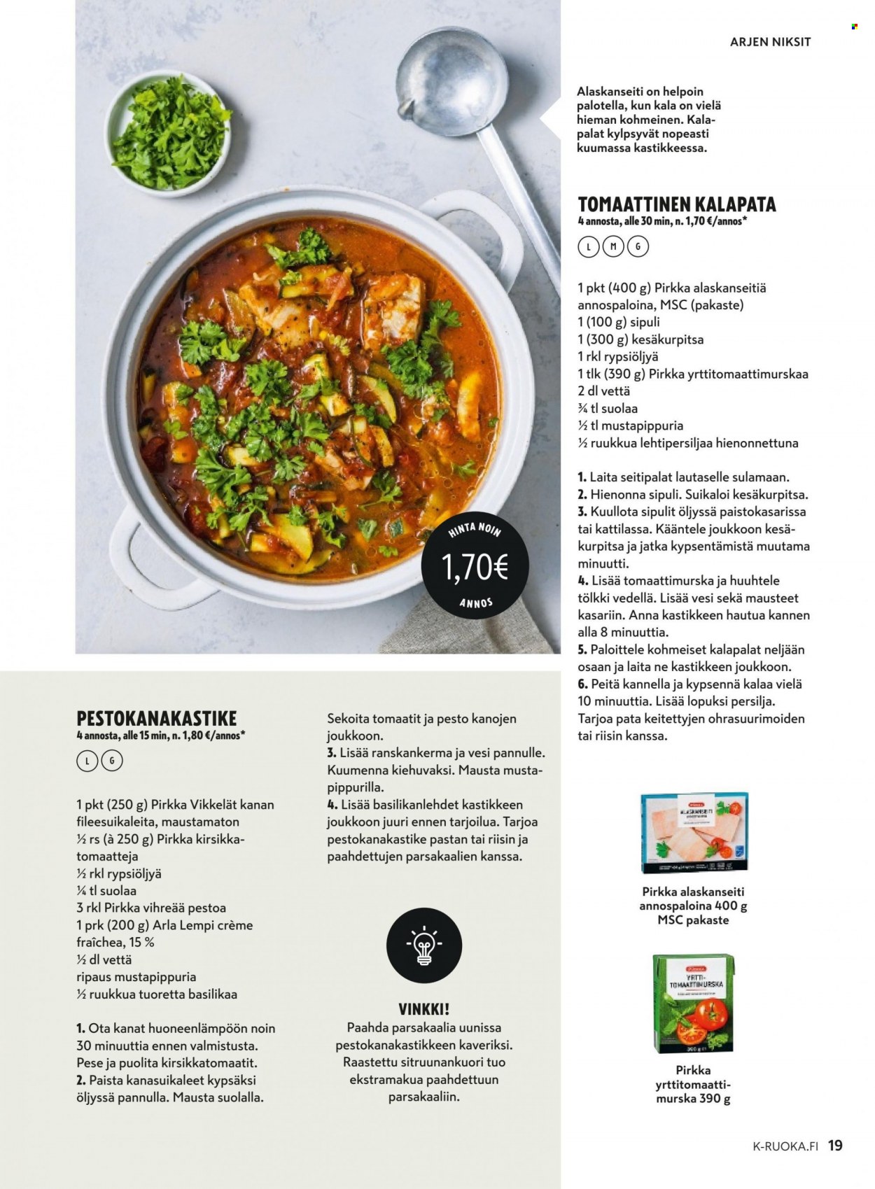 K-market tarjoukset - 31.08.2022 - 05.10.2022. Sivu 19