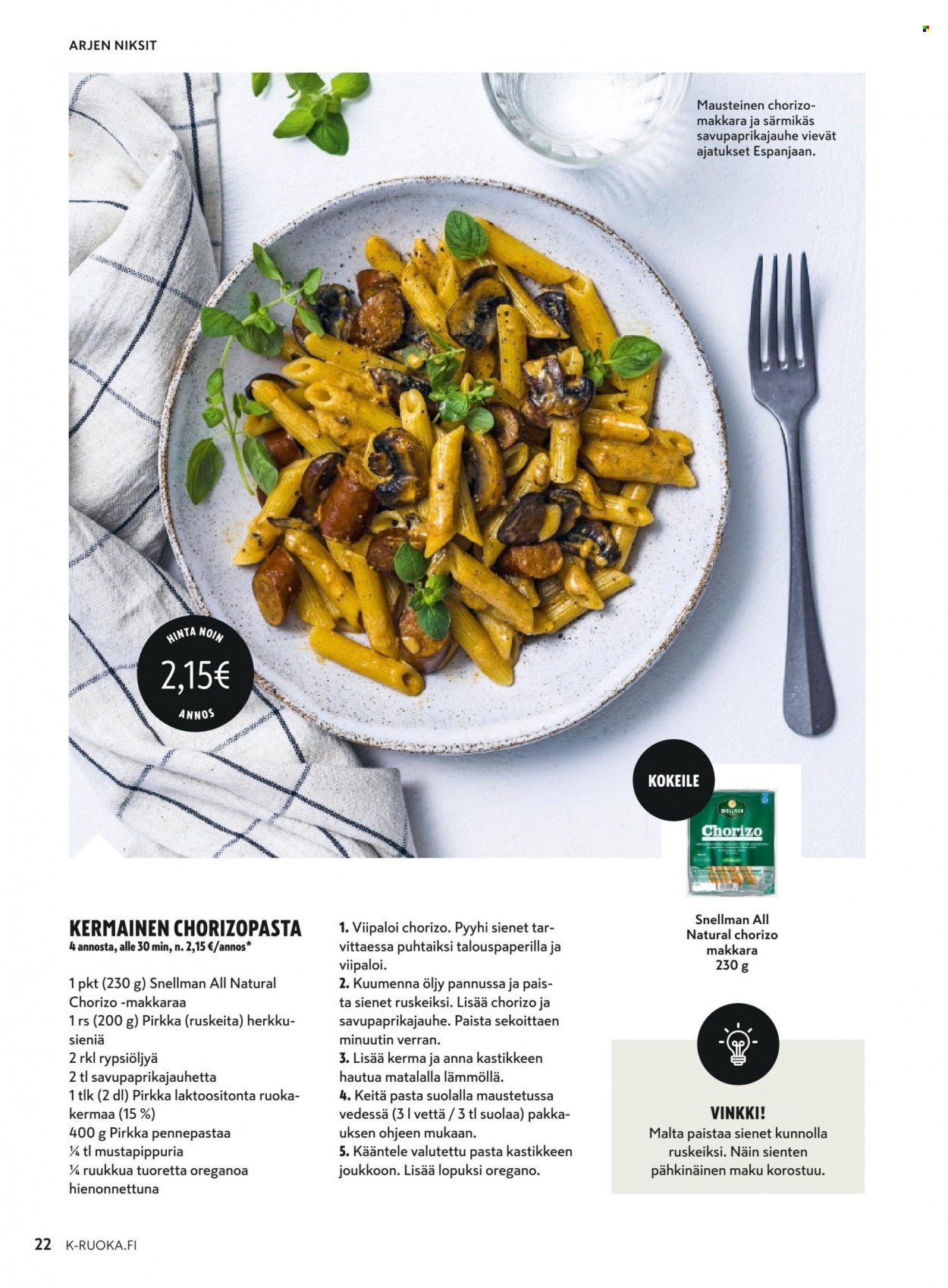 K-market tarjoukset - 31.08.2022 - 05.10.2022. Sivu 22
