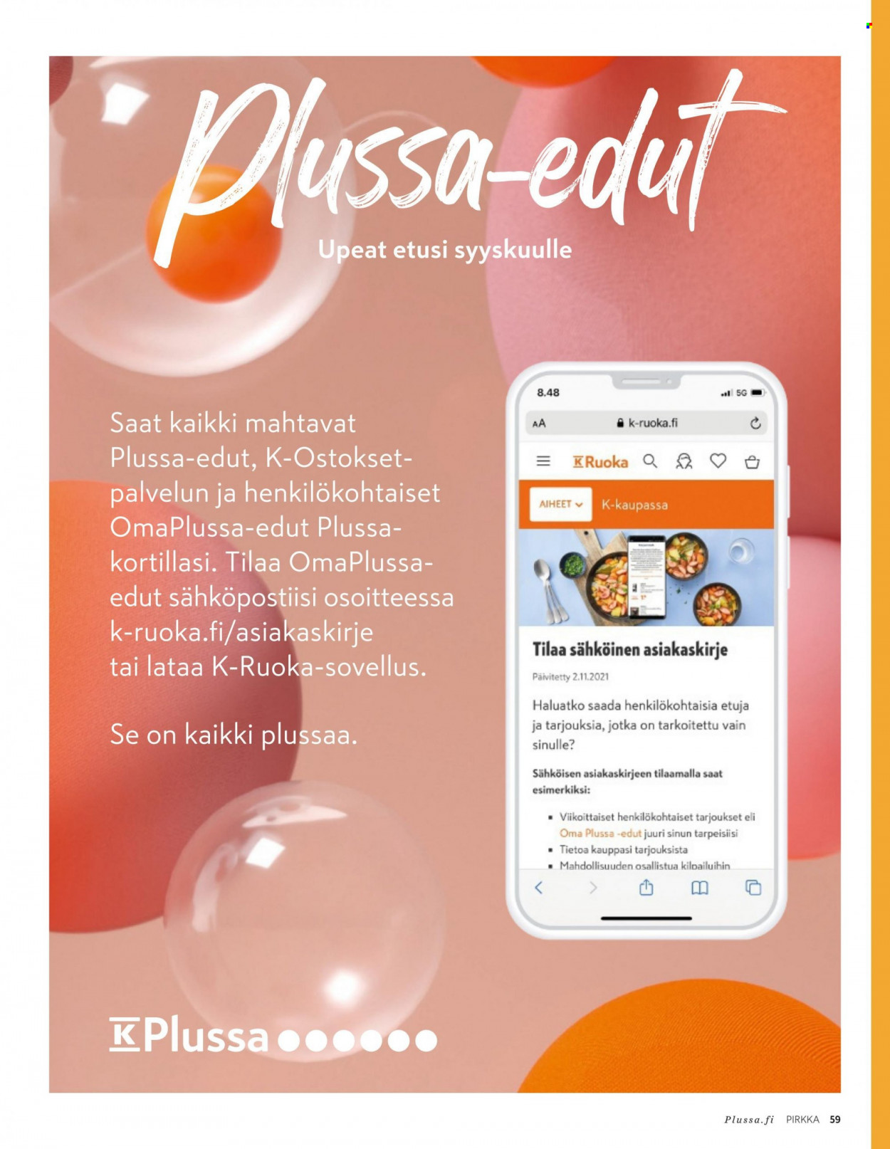 K-market tarjoukset - 31.08.2022 - 04.10.2022. Sivu 59