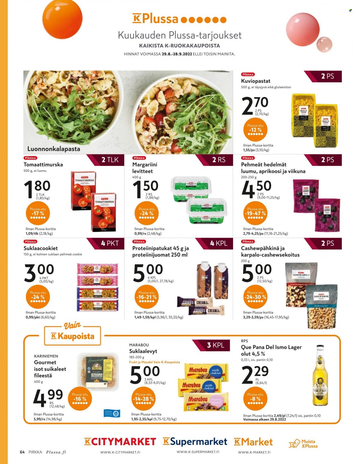 K-market tarjoukset - 31.08.2022 - 04.10.2022. Sivu 64