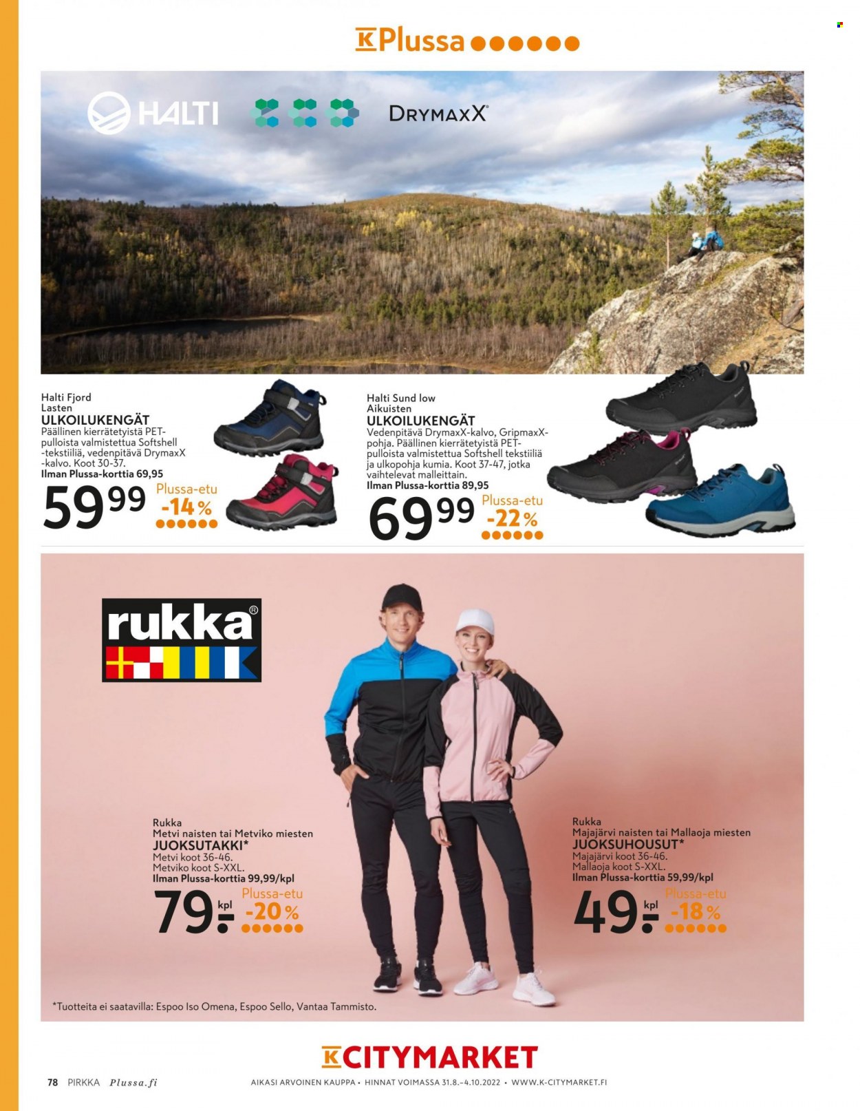 K-market tarjoukset - 31.08.2022 - 04.10.2022. Sivu 78