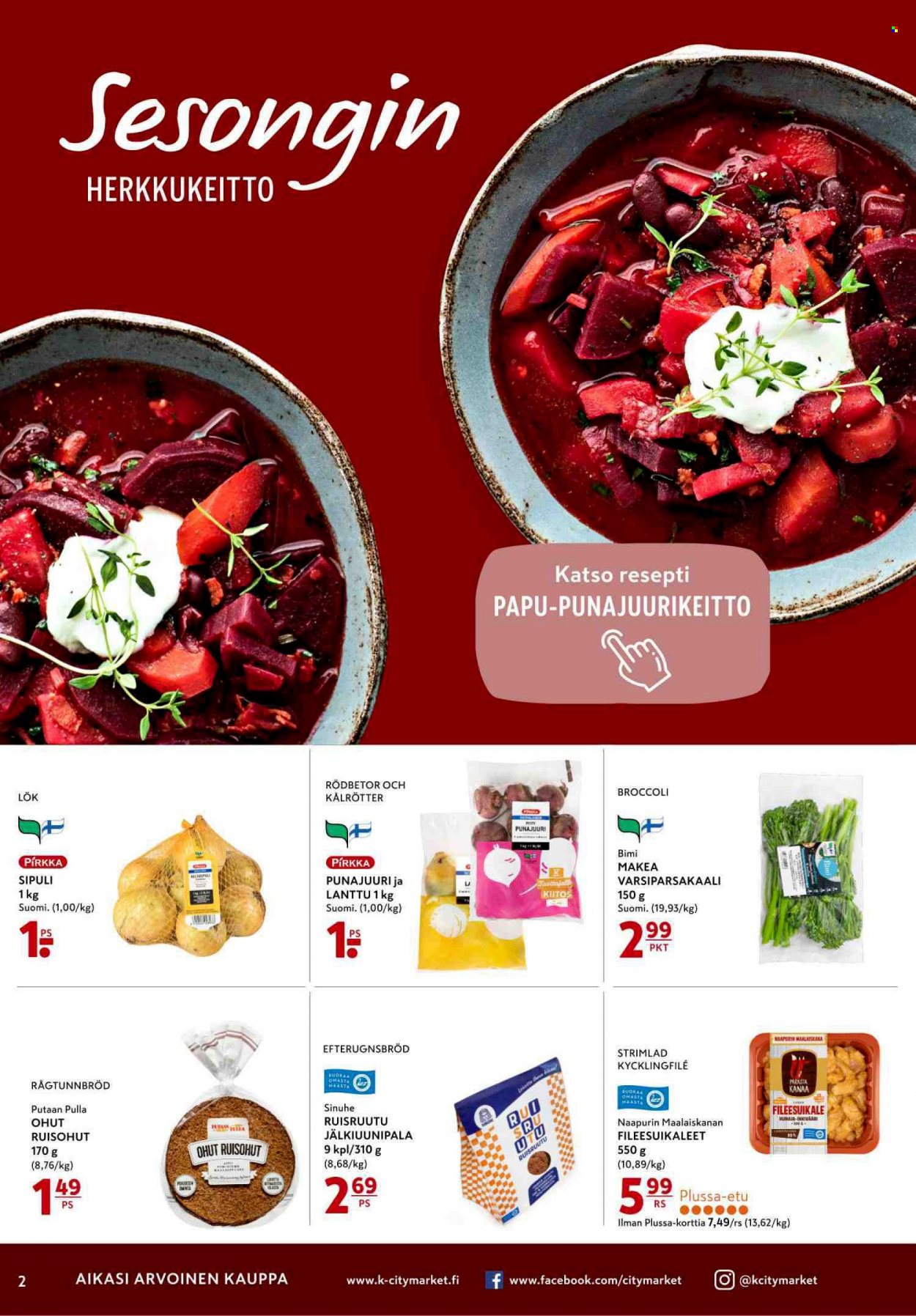 K-citymarket tarjoukset - 01.09.2022 - 04.09.2022. Sivu 2