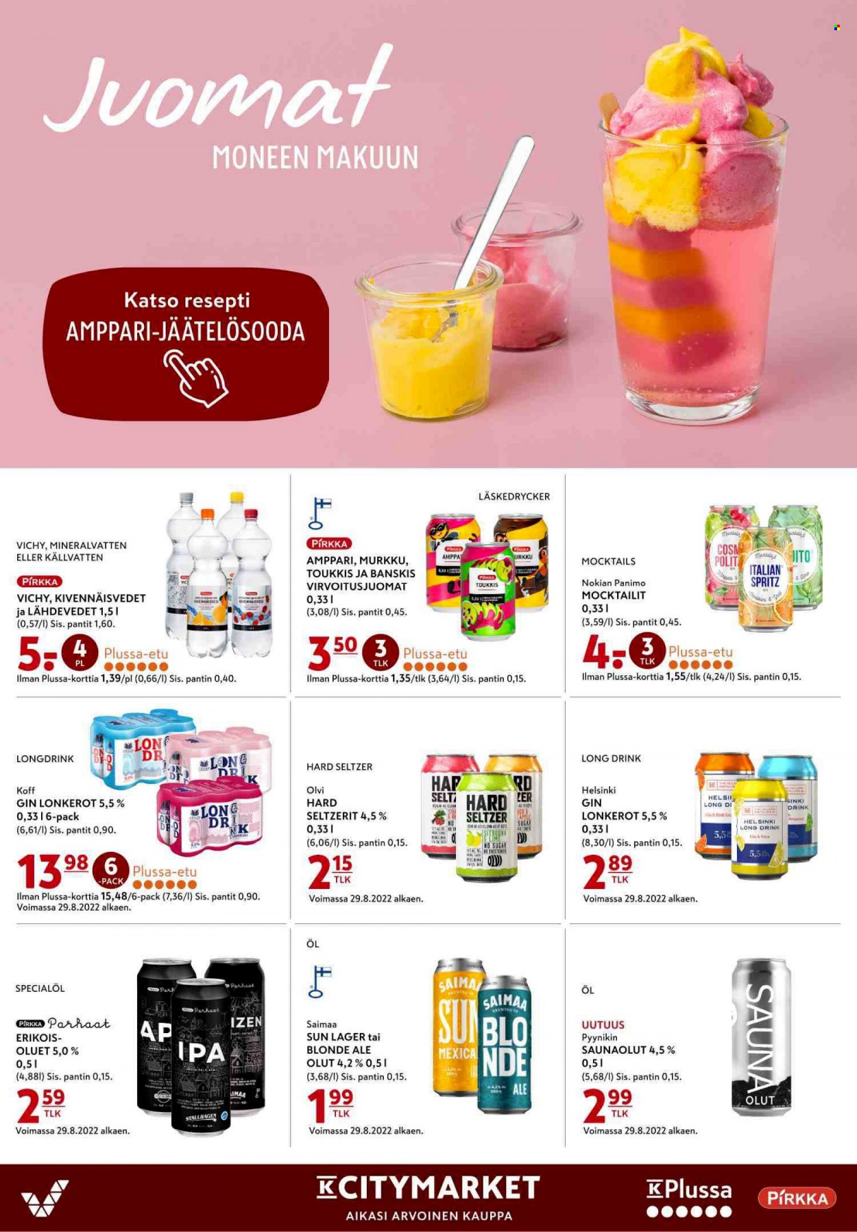 K-citymarket tarjoukset - 01.09.2022 - 04.09.2022. Sivu 8