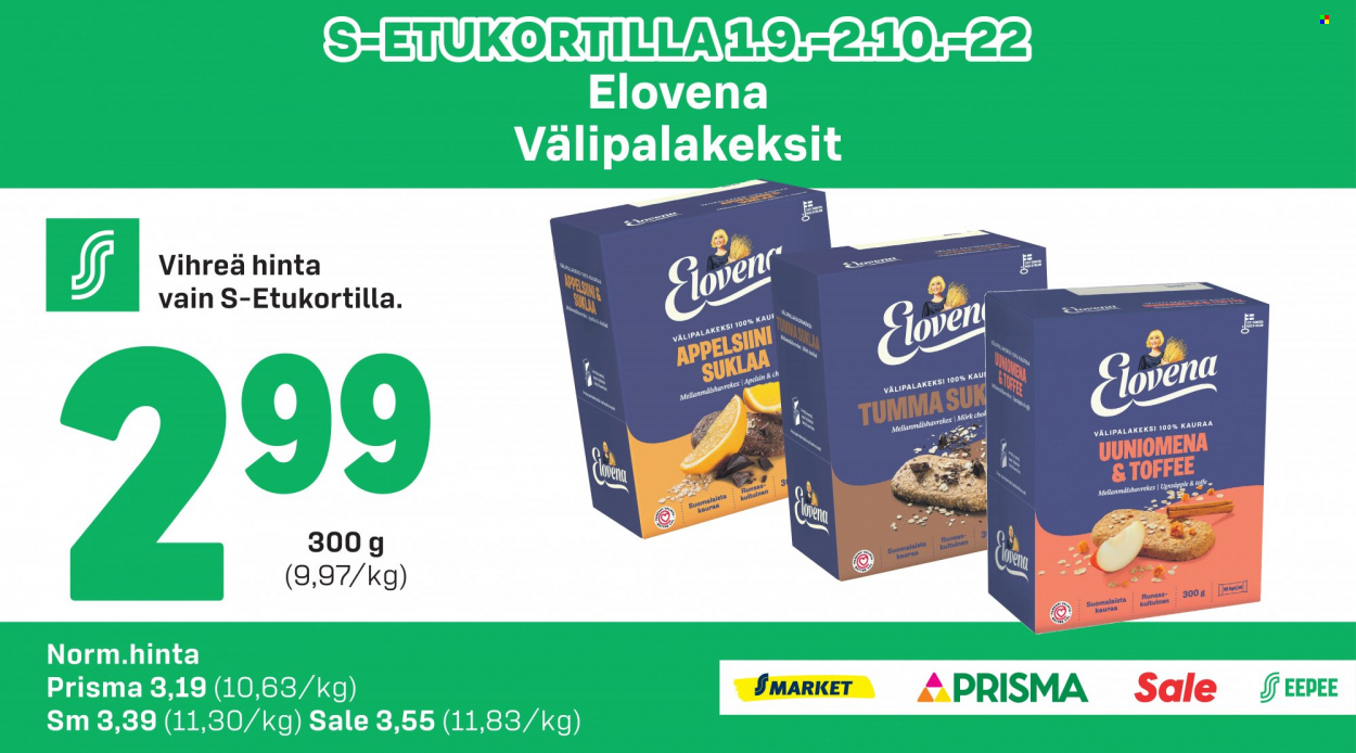 thumbnail - S-market tarjoukset  - 01.09.2022 - 02.10.2022 - Tarjoustuotteet - suklaa, toffee. Sivu 4.