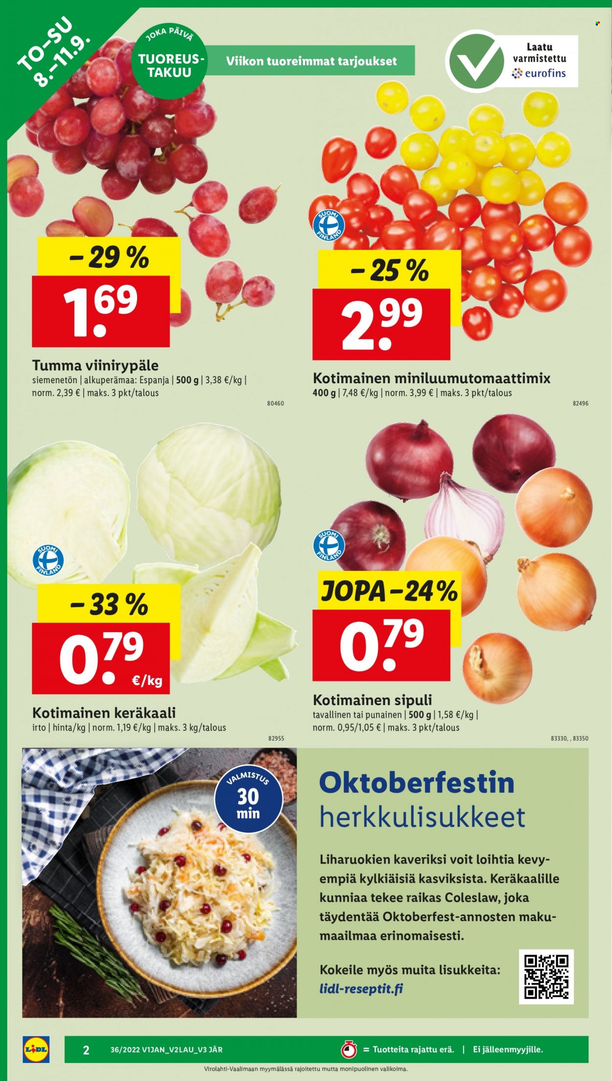 Lidl tarjoukset - 08.09.2022 - 14.09.2022. Sivu 2