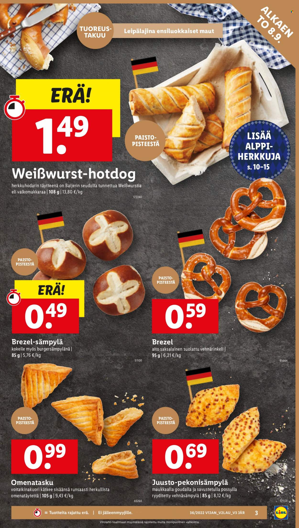 Lidl tarjoukset - 08.09.2022 - 14.09.2022. Sivu 3