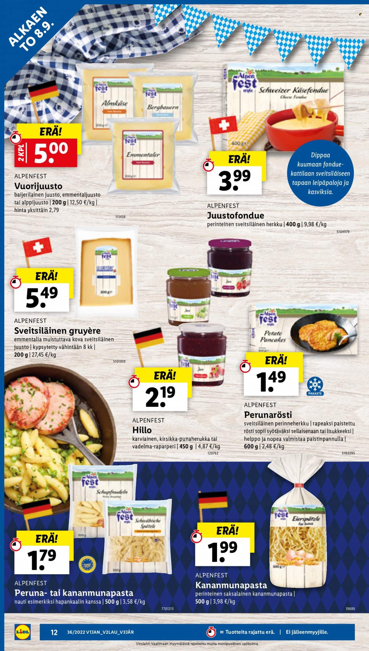 Lidl tarjoukset - 08.09.2022 - 14.09.2022. Sivu 12