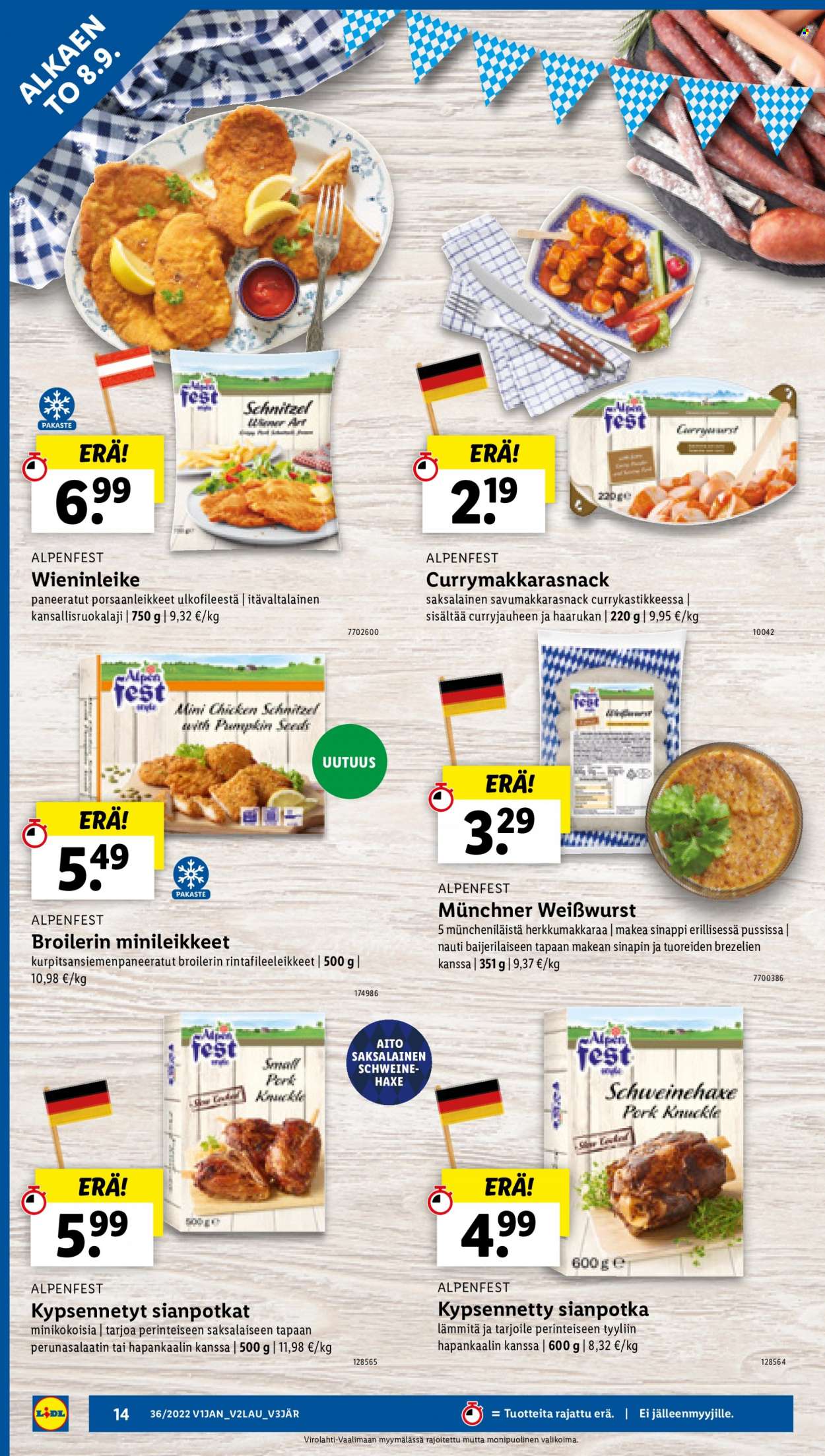 Lidl tarjoukset - 08.09.2022 - 14.09.2022. Sivu 14