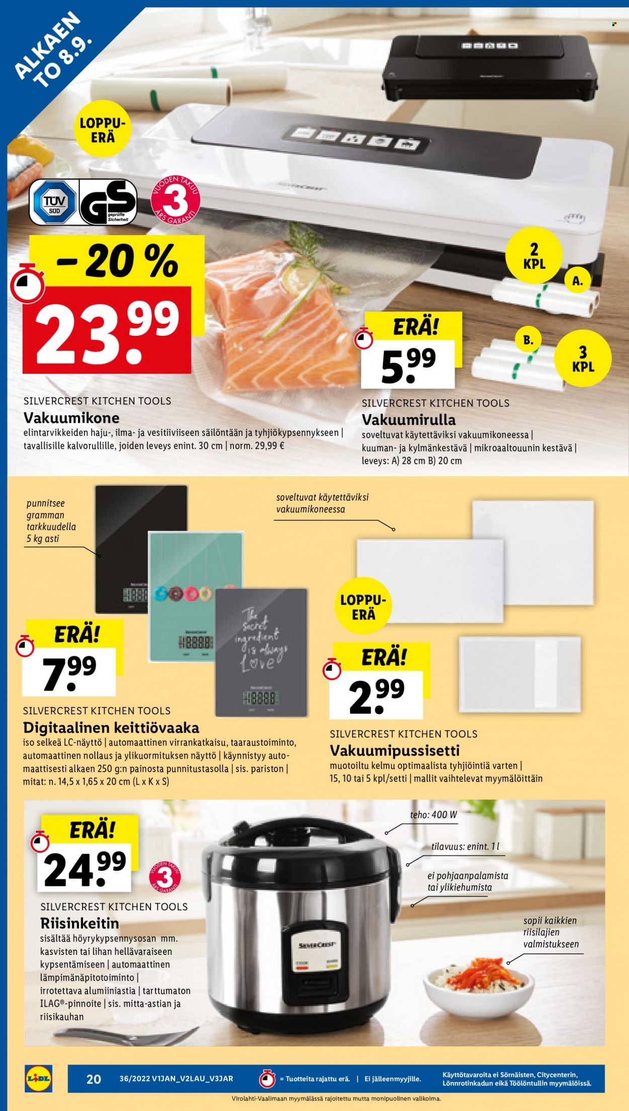 Lidl tarjoukset - 08.09.2022 - 14.09.2022. Sivu 20