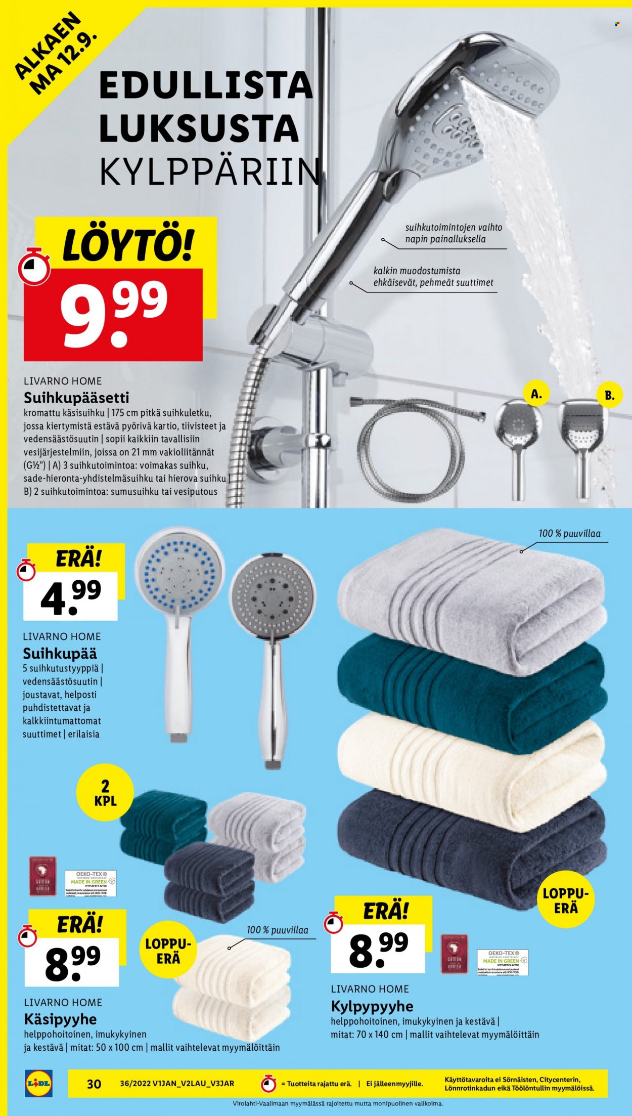 Lidl tarjoukset - 08.09.2022 - 14.09.2022. Sivu 30